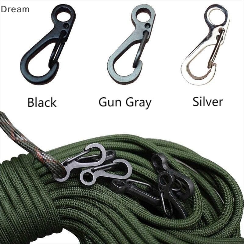 < Dream > 10 Pçs/Lote Mini Mosquetão Chaveiro Gadgets De Acampamento Equipamento De Sobrevivência Snap À Venda