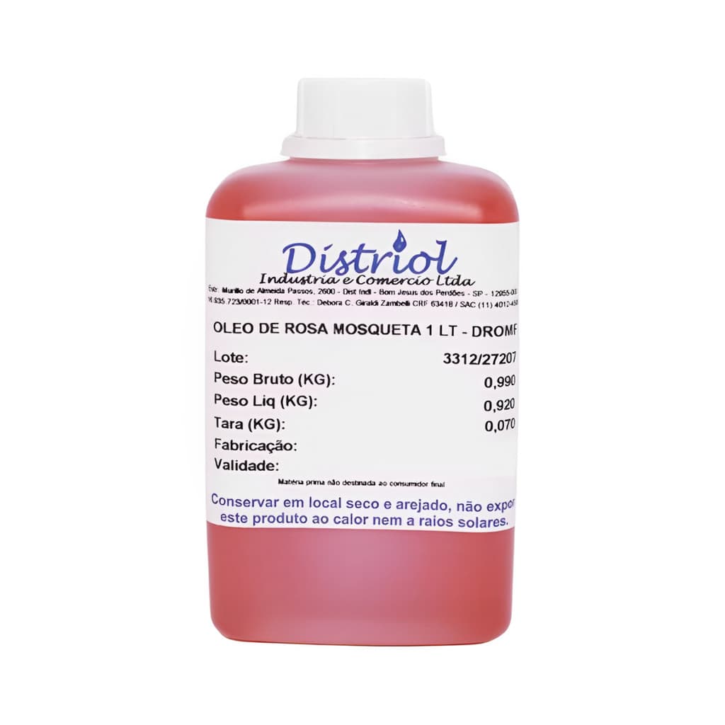 ÓLEO VEGETAL 100% NATURAL DISTRIOL ROSA MOSQUETA 1L