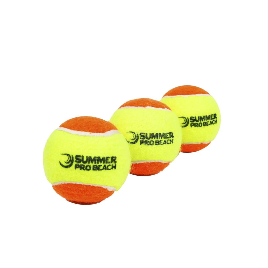 KIT com 3x Bolinhas de Beach Tennis Summer Pro - Pacote com 3 unidades