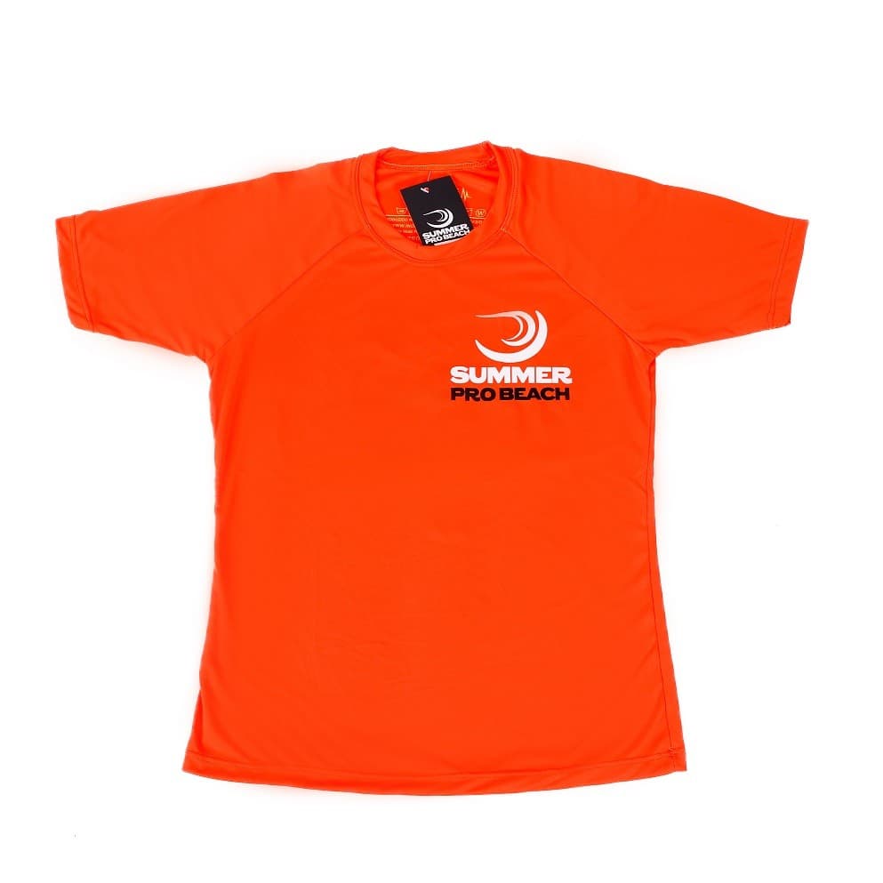 Camiseta Infantil Summer Pro Laranja - Original Logo Pequeno