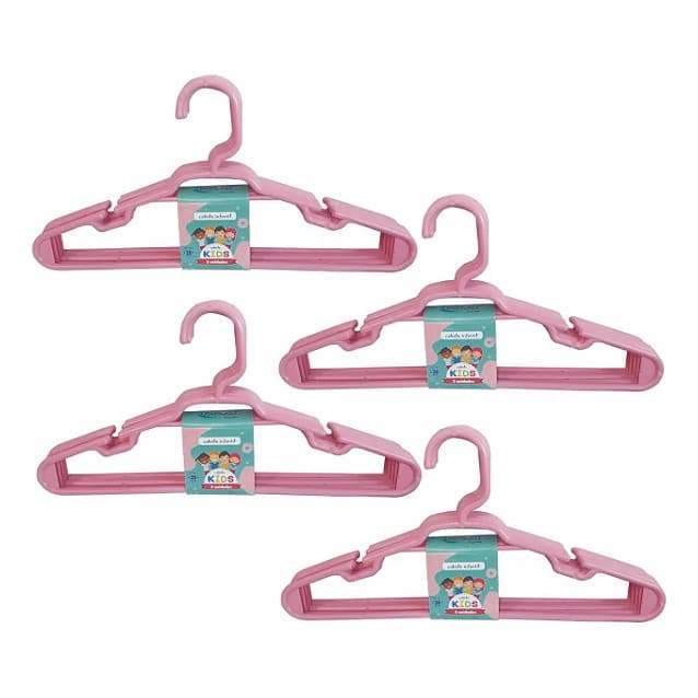 Kit 50 Cabides premium Infantil Roupa Infantil Bebê Rosa Azul Branco