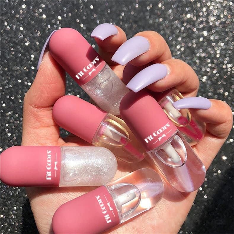 Lip Gloss Cápsula Hidratante – Brilho Natural e Lábios Macios o Dia Todo