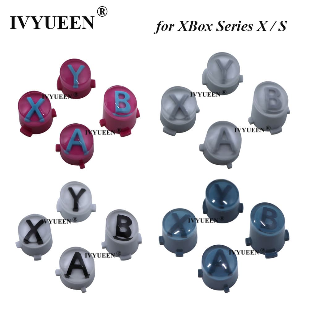 IVYUEEN ABXY Botões Faciais De Ação Para XBox One Series Sx Core Controlador Símbolos De Substituição Chaves