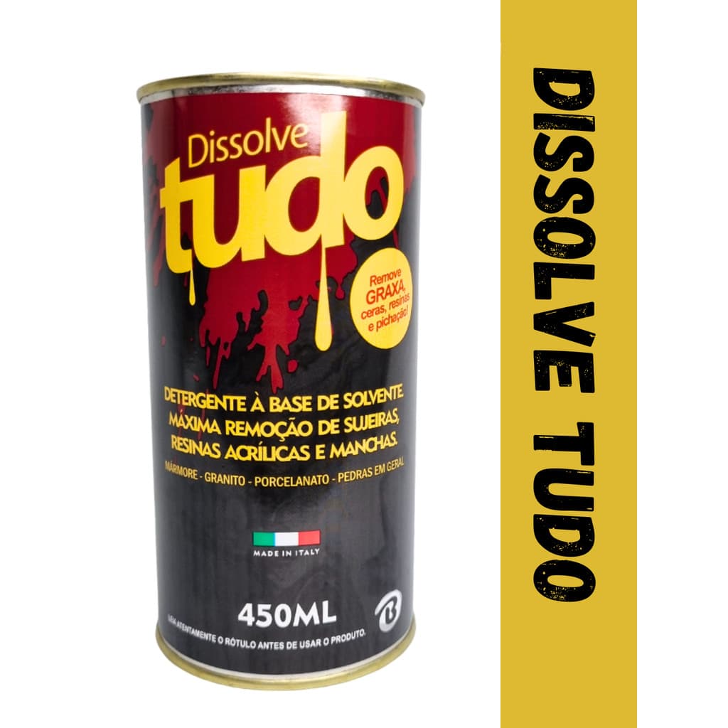 Removedor Dissolve Tudo Bellinzoni 450ml Remoção De Sujeiras Manchas Ceras Antigas