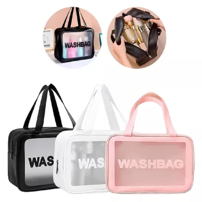 Necessaire Washbag De Maquiagem Bolsa Cosméticos Impermeável Viagem