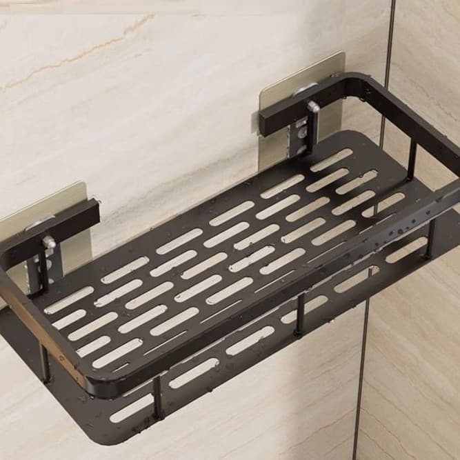 Suporte De Shampoo Prateleira Organizadora Retangular Luxo Sem Furo Premium novo comecio