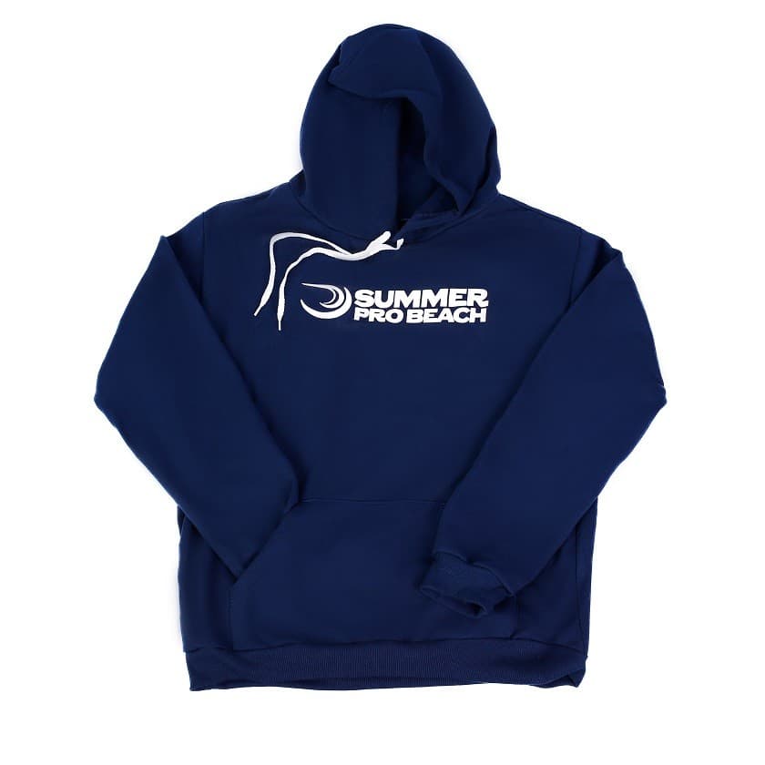 Moleton Summer Pro Beach - Blusa de Frio com Capuz Azul Marinho