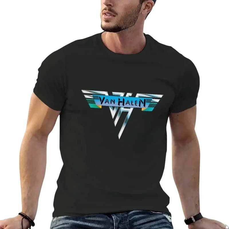 Streetwear Rock Acidente van halen T Camisa harajuku Roupas Masculinas Gráfico Casusl Banda Tshirt De Alta Qualidade Alg