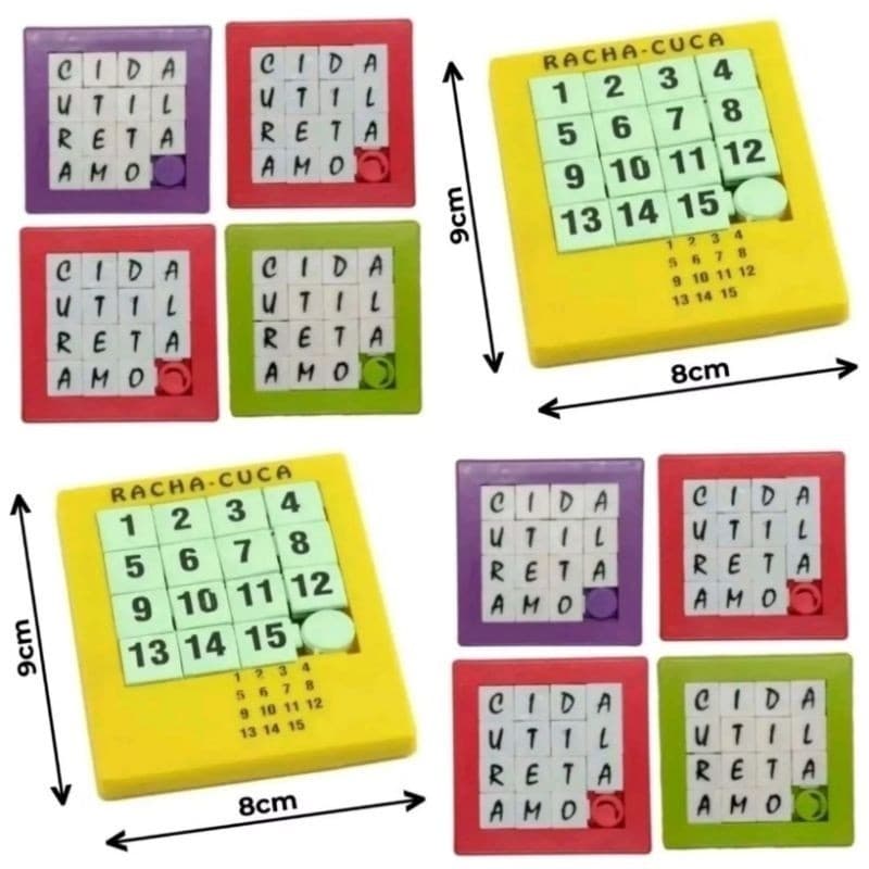 RACHA CUCA LETRAS+RACHA CUCA NUMEROS BOM PARA MEMORIA 9,87X8,98