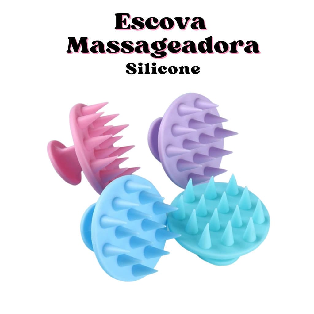 Escova Massageadora De Silicone