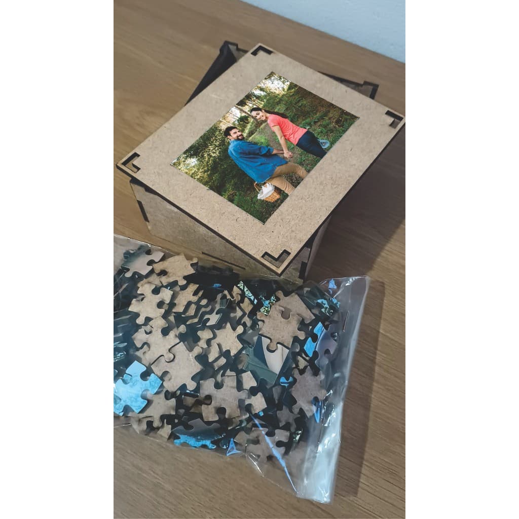 Quebra Cabeça Personalizado 18x27 Mdf - 140 Peças