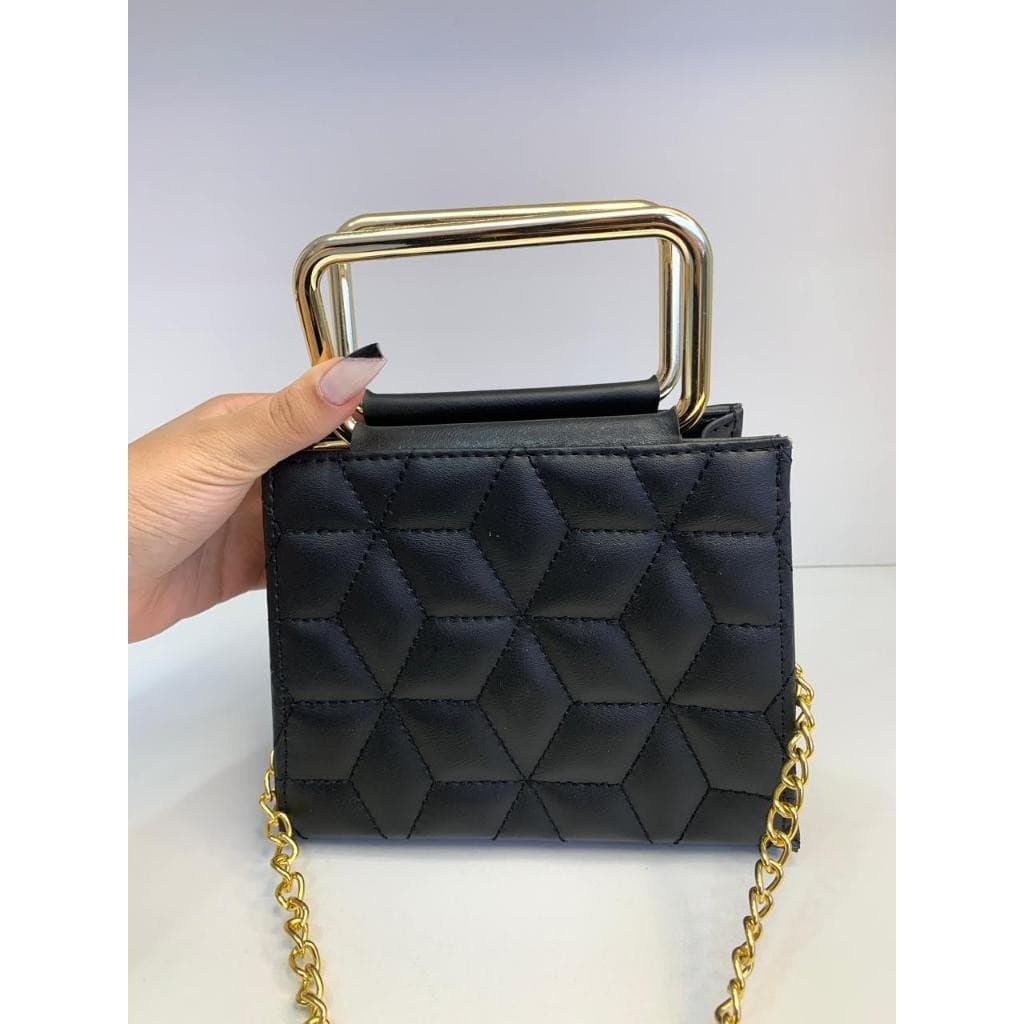 Bolsa Feminina Transversal Pequena Mini Bag de Festa luxo casamento formatura balada alça corrente.