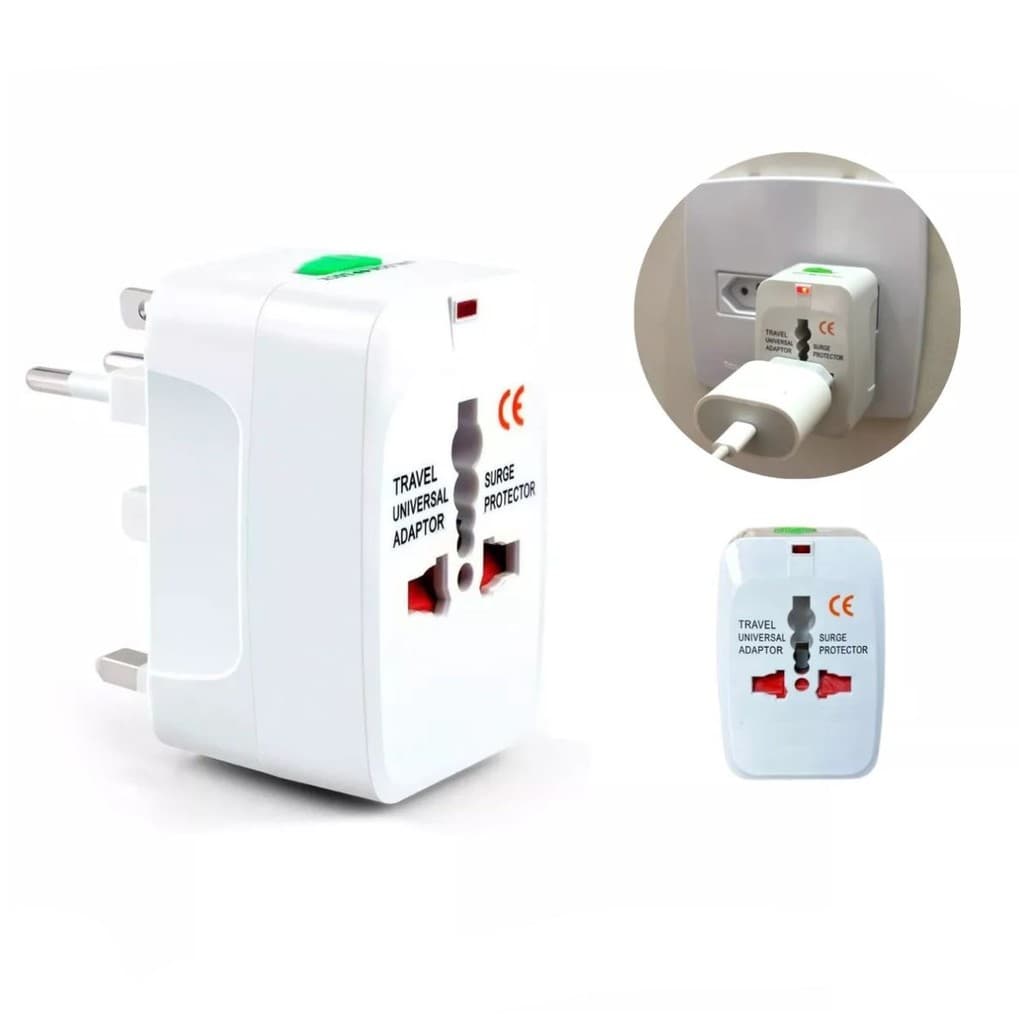 Adaptador Tomada Universal Internacional Carregador Celular Viagem Bivolt Carregador Celular Para Mais de 150 Países Por