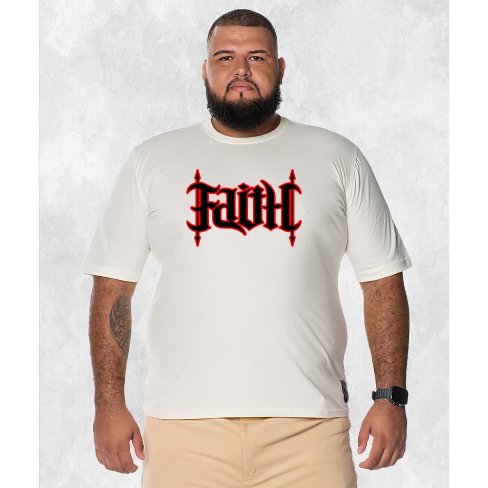 Camiseta Plus Size Algodão 30.1 Estampada Digital Fach