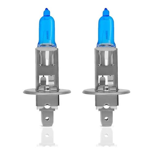 Par Lampada Super Branca H1 - Efeito Xenon 8500k