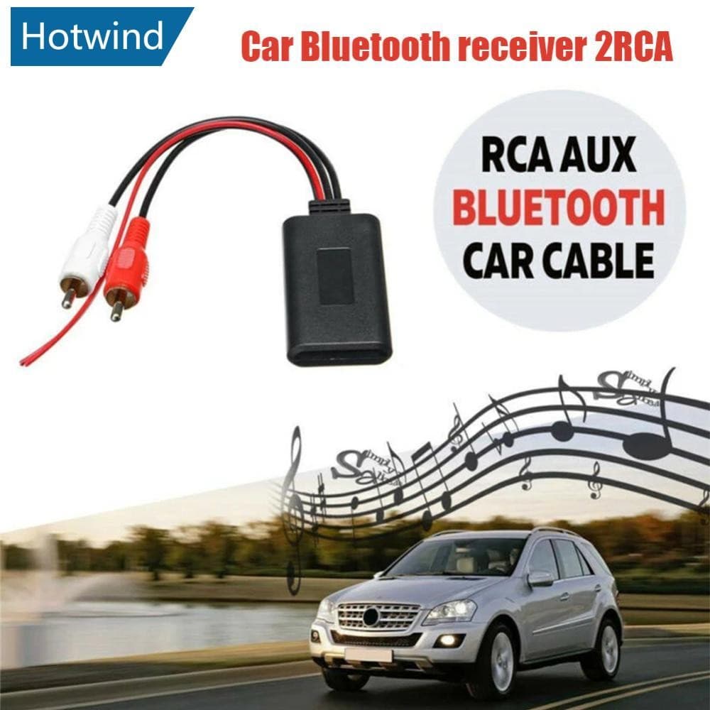HW Módulo Receptor Bluetooth Sem Fio Para Carro , Adaptador AUX , Estéreo De Áudio E Música Veículos De Interface 2RCA C