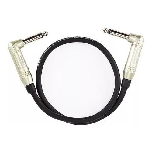 Cabo P10 / P10 Em L Amphenol E Cabo Mancini  Mono 90° 50 Cm