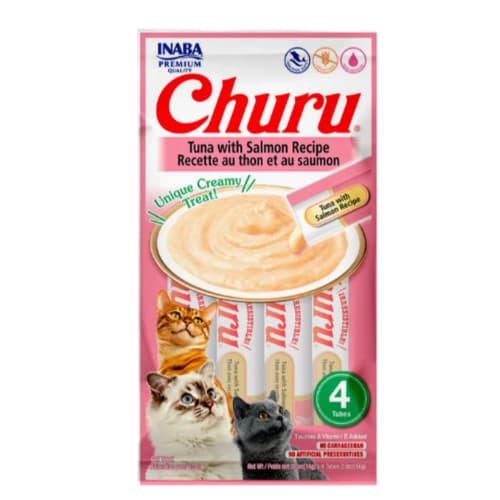 PETISCO CHURU ATUM E SALMÃO GATOS 56G