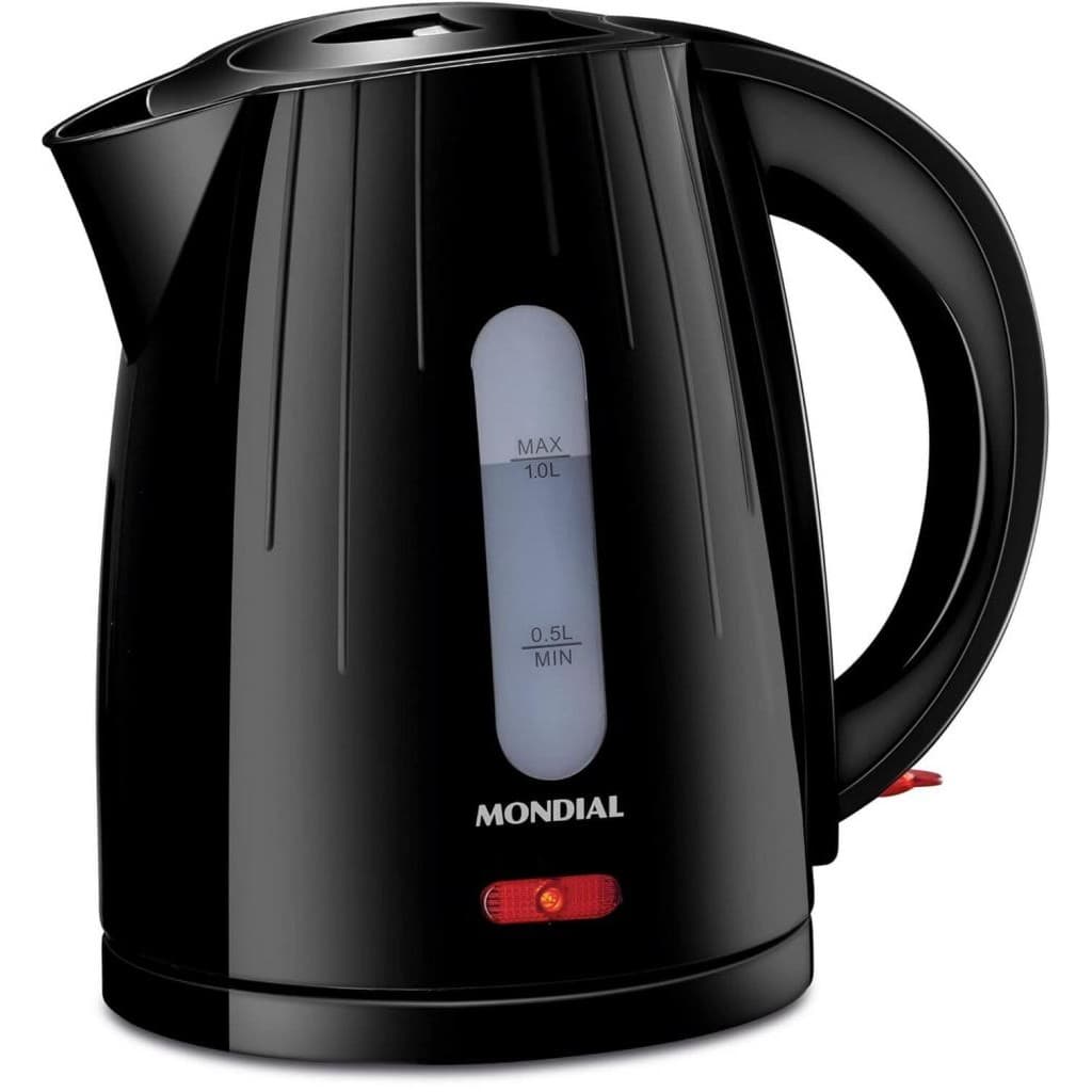 Chaleira Eletrica Mondial Luxx Black 1.7L 1500W Desligamento Automatico 220V