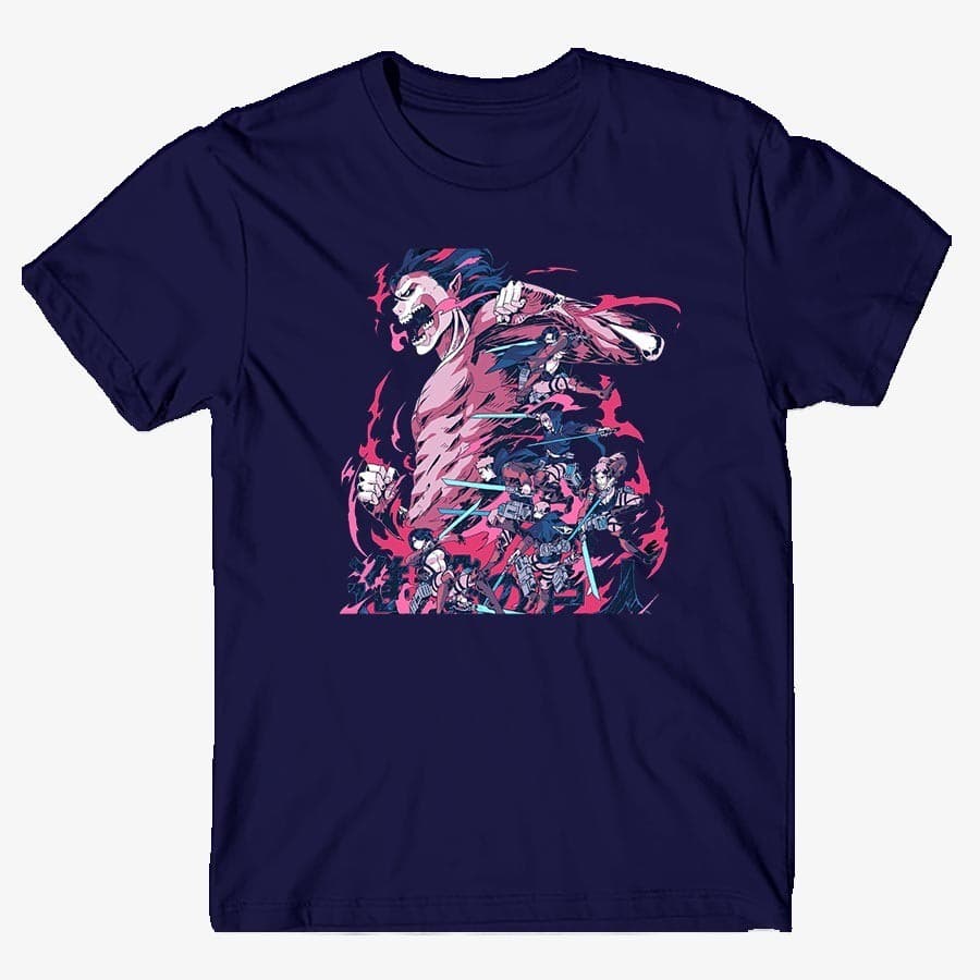 Camiseta Básica Altíssima Qualidade Anime Attack On Titan Eren Yeager