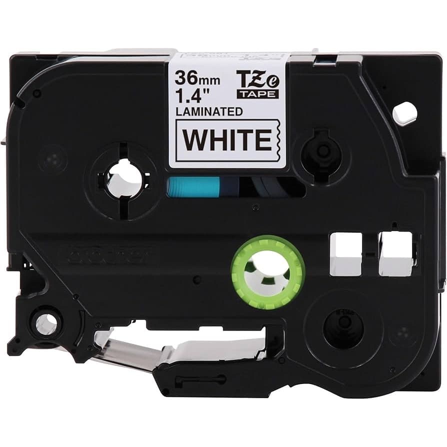 Fita Compatível Rotulador Brother Tze Tzc 261 Branca 36mm
