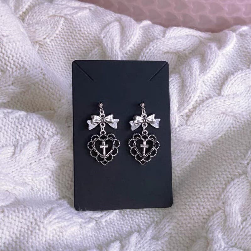Conjunto De Pares De Brincos De Arco De Diamante De Água Doce
