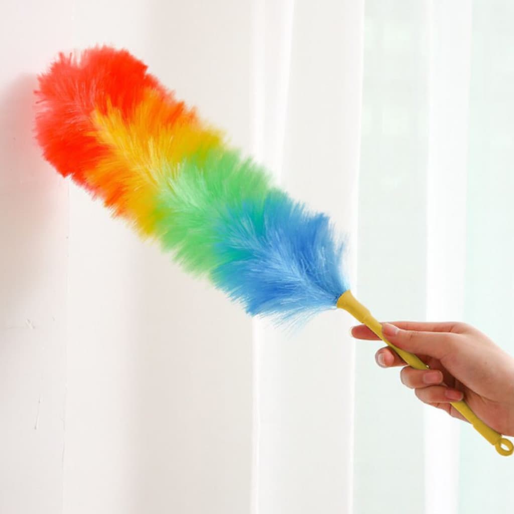 Espanador Colorido Flexível Plástico 56CM