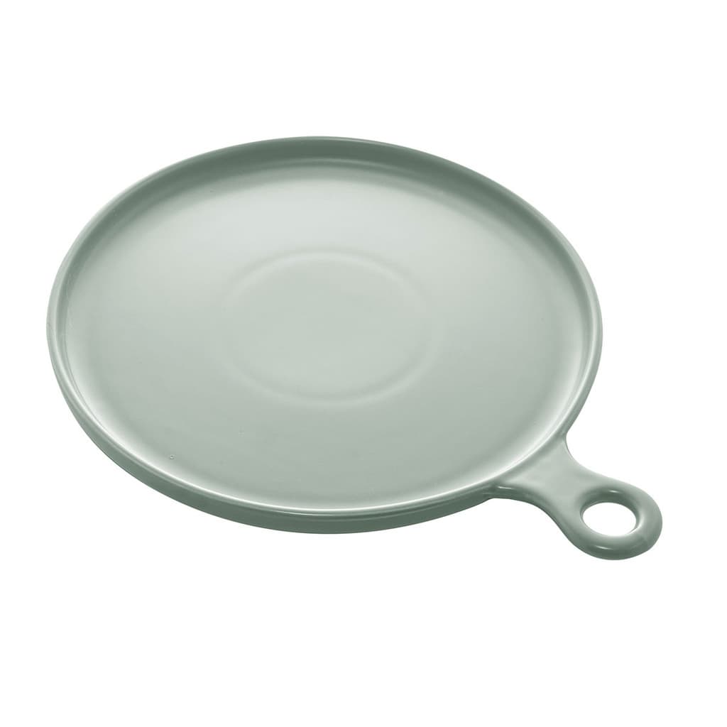 Travessa Porcelana Redonda Nórdica Menta 32 x 2.5cm