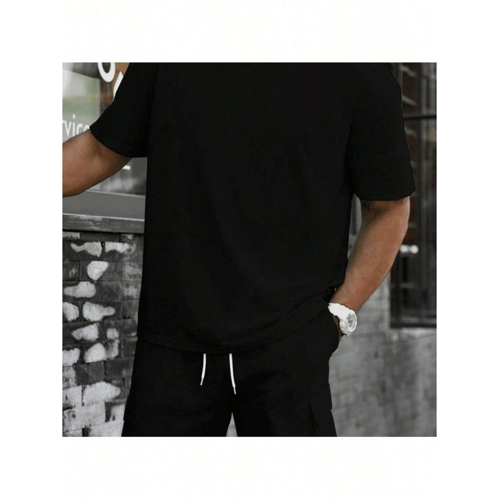 Camiseta Básica Masculina Algodão Lisa sem Estampa Gola Redonda Tshirt Blusa