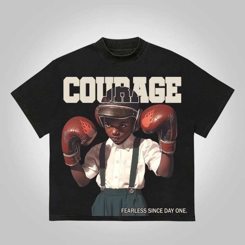 "Camiseta: Born In The Streets, Made In The Ring. Algodão Premium, Streetwear Exclusivo!"