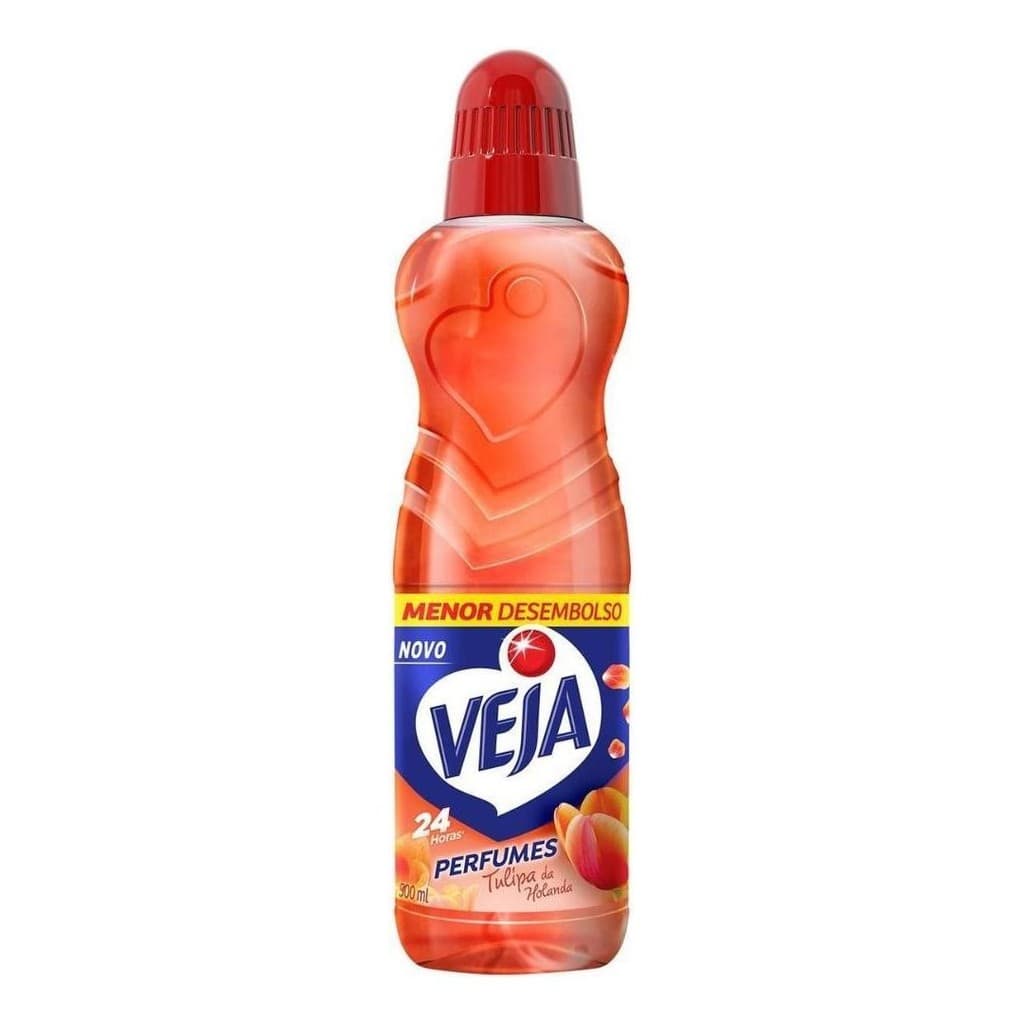 Kit C/ 2 Limpador Perfumado Veja Fragrancia Tulipa Da Holanda 500ml