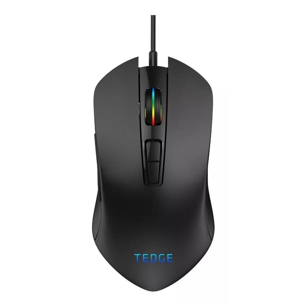Mouse Gamer 4800dpi Led Com Fio 500hz 7 Botões Tedge ML-GMH48