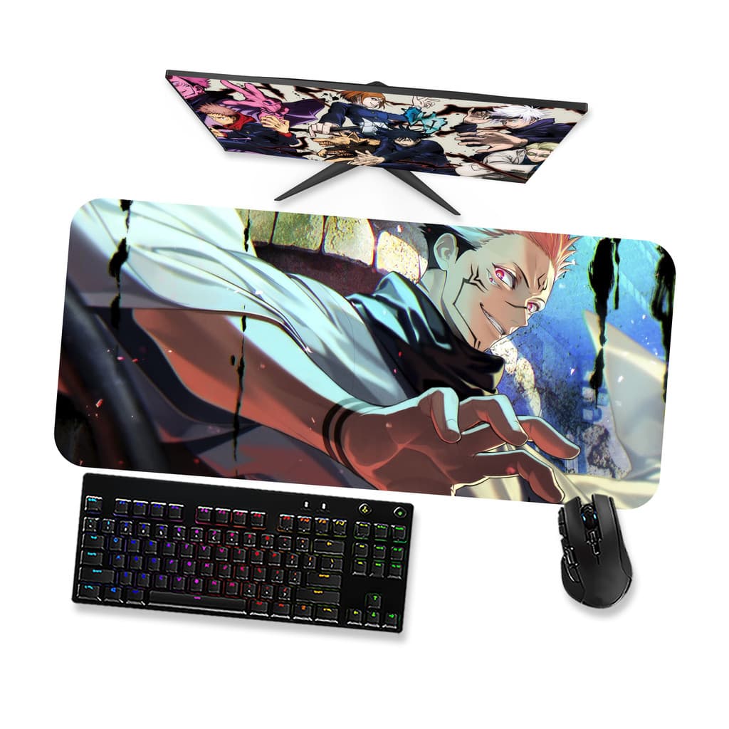 Mouse Pad Gamer Grande  Jujutsu Kaisen Sukuna 1  90x40 80x40 60x40 70x30 45x40