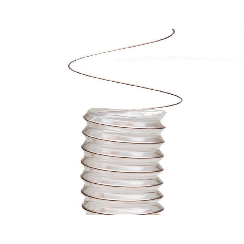 Mangote Transparente Ivpu 12 Pol  - Espiral Aço - 1 Metro