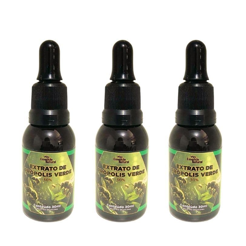 Extrato de Própolis Verde 30 ml - Kits Com 1, 2 e 3 Unidades