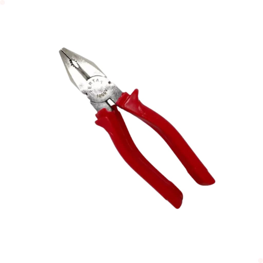 Alicate Universal Isolado 8" 1000V Aço Eletricista Fertak Ergonômico Profissional