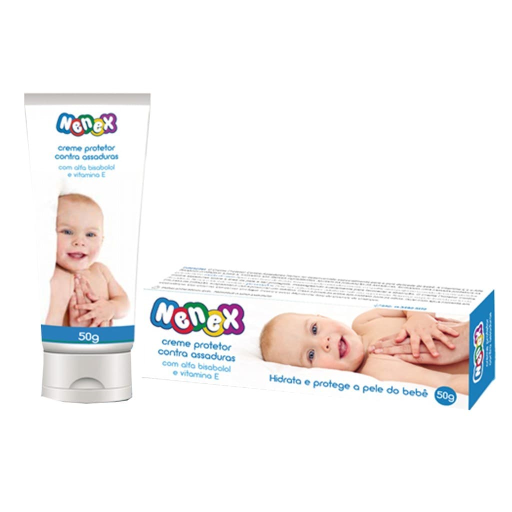 POMADA DE PREVENÇÃO DE ASSADURAS NENEX VEGANO HIPOALERGÊNICO 50G
