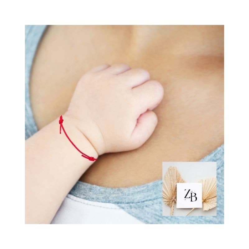 Pulseirinha Vermelha Bebê Recém Nascido Zentty