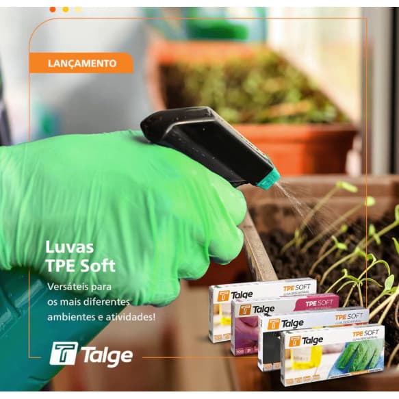 LUVA TPE SOFT VERDE G TALGE