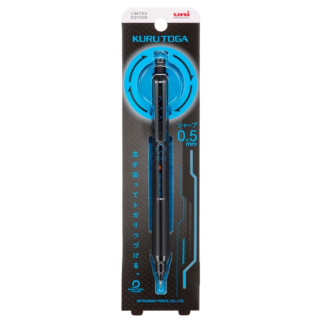 Lapiseira Mitsubishi Pencil Kurutoga KS 0.5 Flash Limitada Azul M5KS1P.FLB [Enviado diretamente do Japão]