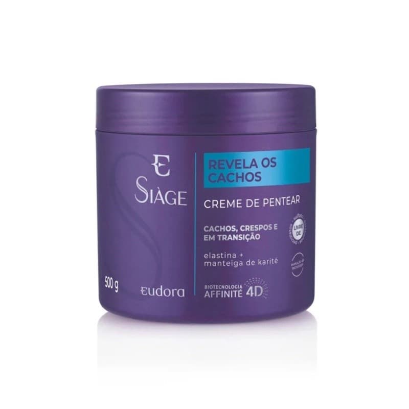 Siage Eudora Creme de pentear revela cachos