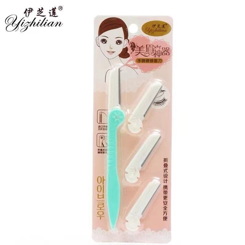 KIT 4  Navalhas Dobrável Design para modelar sobrancelha / navalha feminina para beleza (S15)