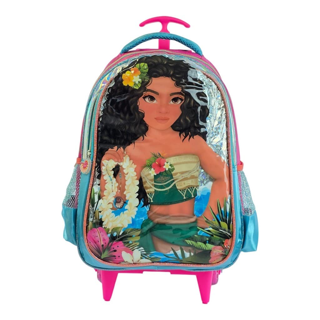 Mochila Infantil Com Rodinhas Moana