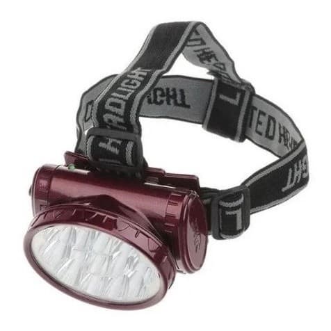 Lanterna De Cabeca Camping 13 Led Muito Forte Recarregavel Yj1898