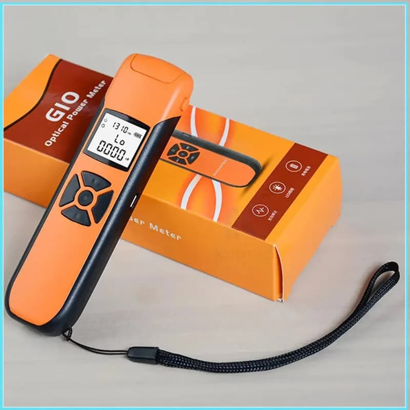 G10 Mini Óptico FC/SC/ST Porta Universal Medidor De Potência De Fibra Óptica Recarregável USB De Alta Precisão Com Luz F