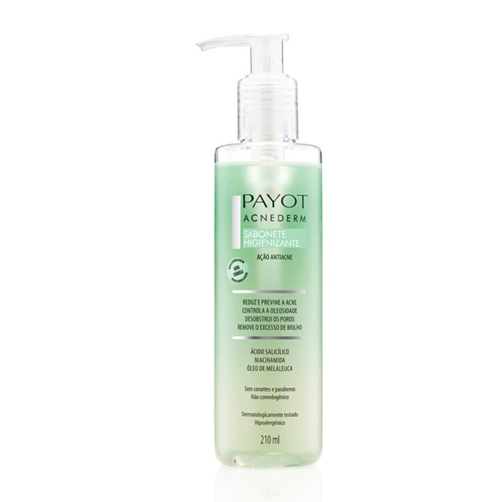 Sabonete Facial Higenizante Pele Oleosa Acnederm Payot 210ml
