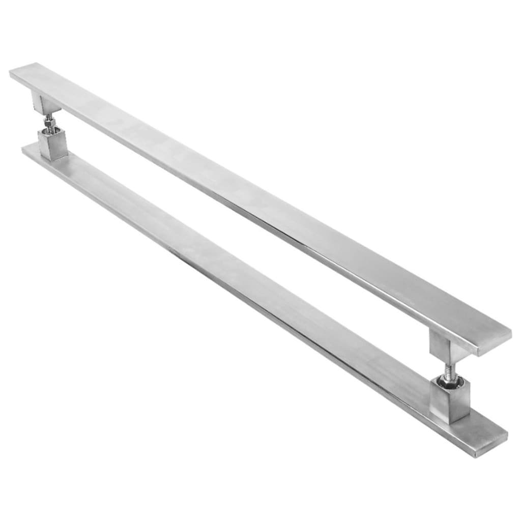 Puxador 80cm Inox Escovado Para Porta Vidro Madeira S.Master