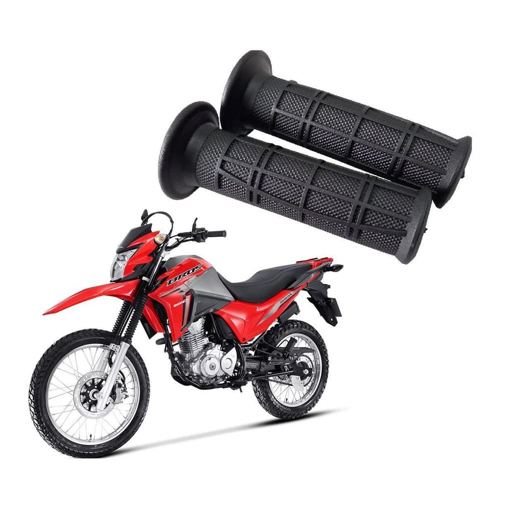 Manopla Punho Moto Xre 190 Nxr Bros 160 Xre 300 16 A 20 Modelo Original Par
