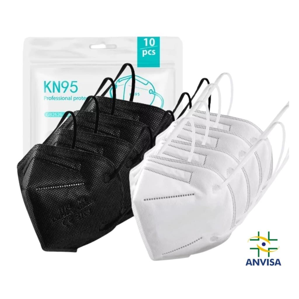 Kit Máscaras KN95  5 Camadas Reutilizáveis