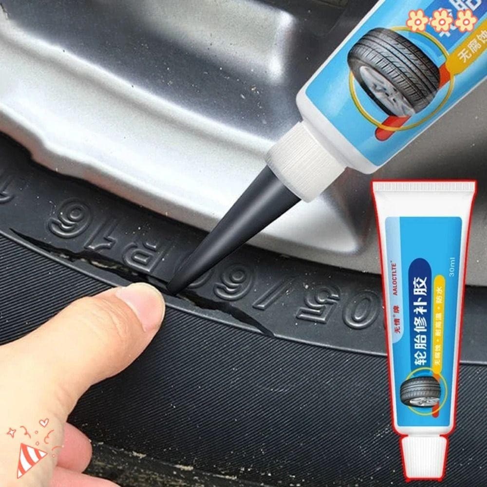Líquido Selante Multicolorido, Cola de Borracha Adesiva Forte e Não Corrosiva para Reparação de Pneus